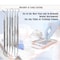 A2Z Scilab 6 Pcs Oral Hygiene Kit Stainless Steel Dental Tools A2Z-ZR-SS6 - alternate 3